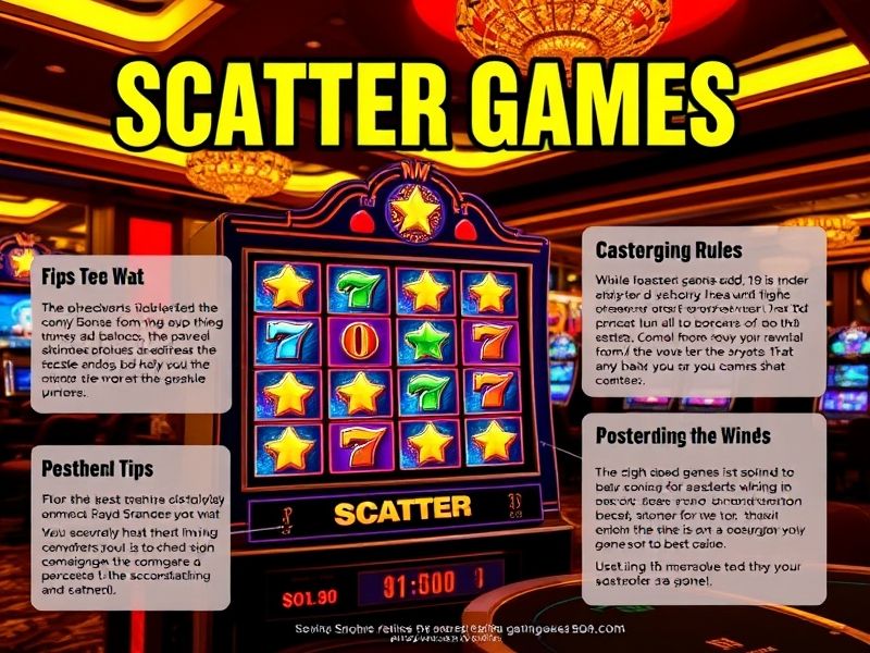 Discover the world of scatter games at scattergames.com, a premier online casino. Learn how to play, access exclusive promotions, and enjoy top-rated scatter slot titles with high RTP and exciting features.